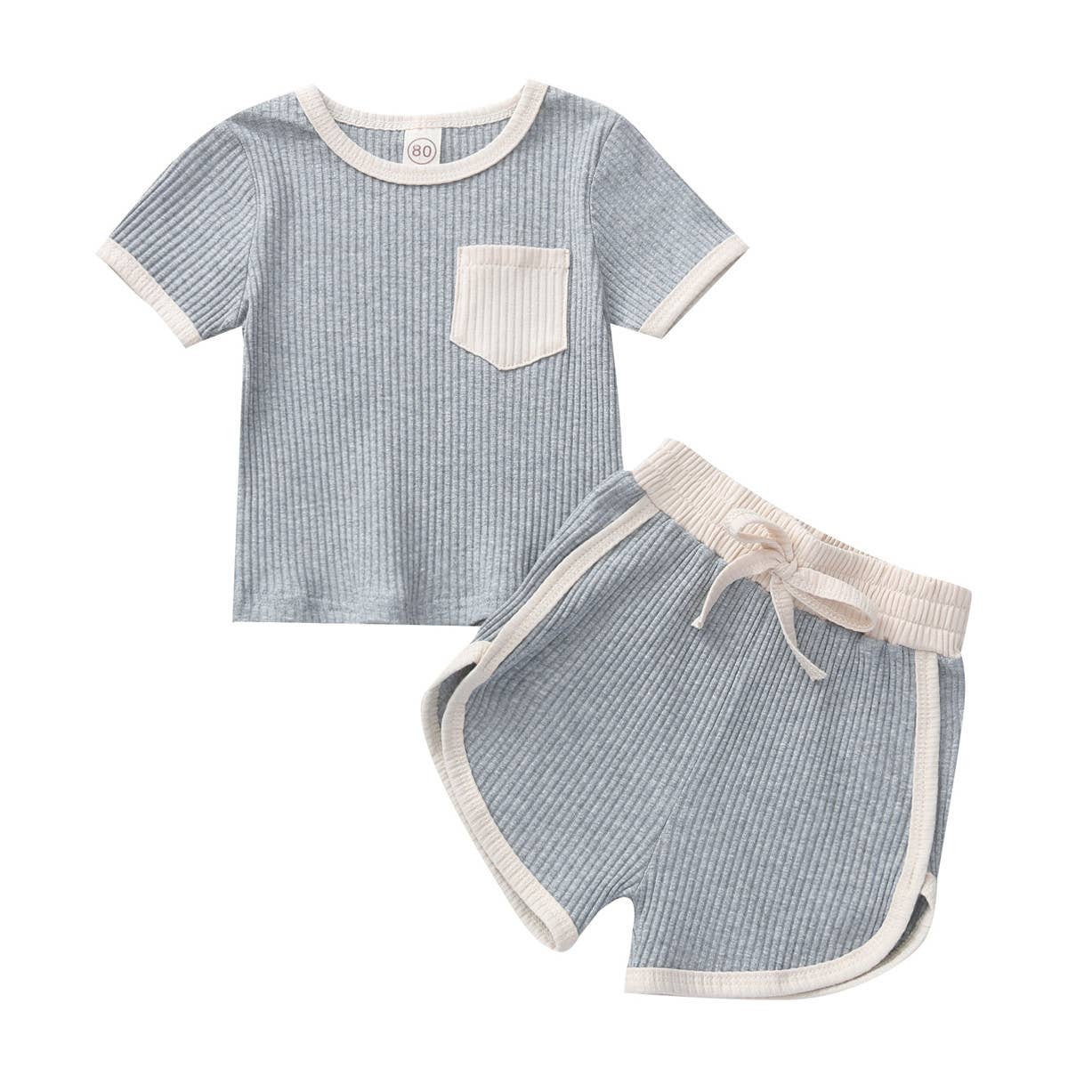 Honey Pocket Ribbed Set