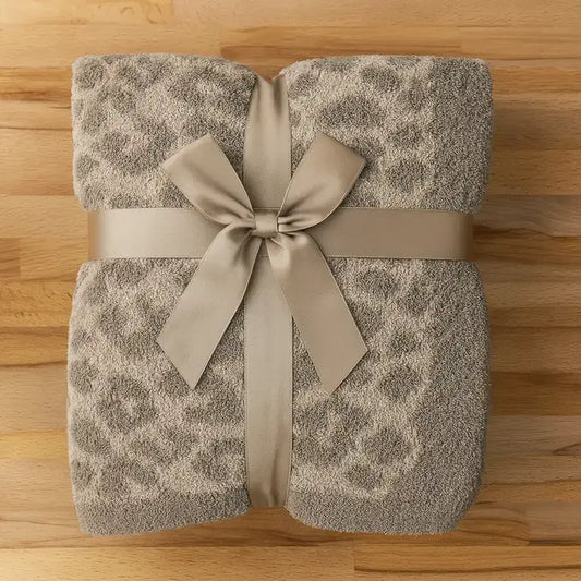 Leopard Pattern Ultra-Soft 50x60 Inch Throw Blanket
