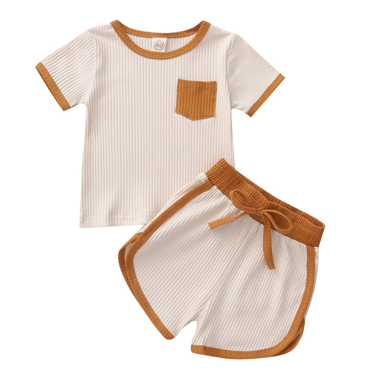 Honey Pocket Ribbed Set