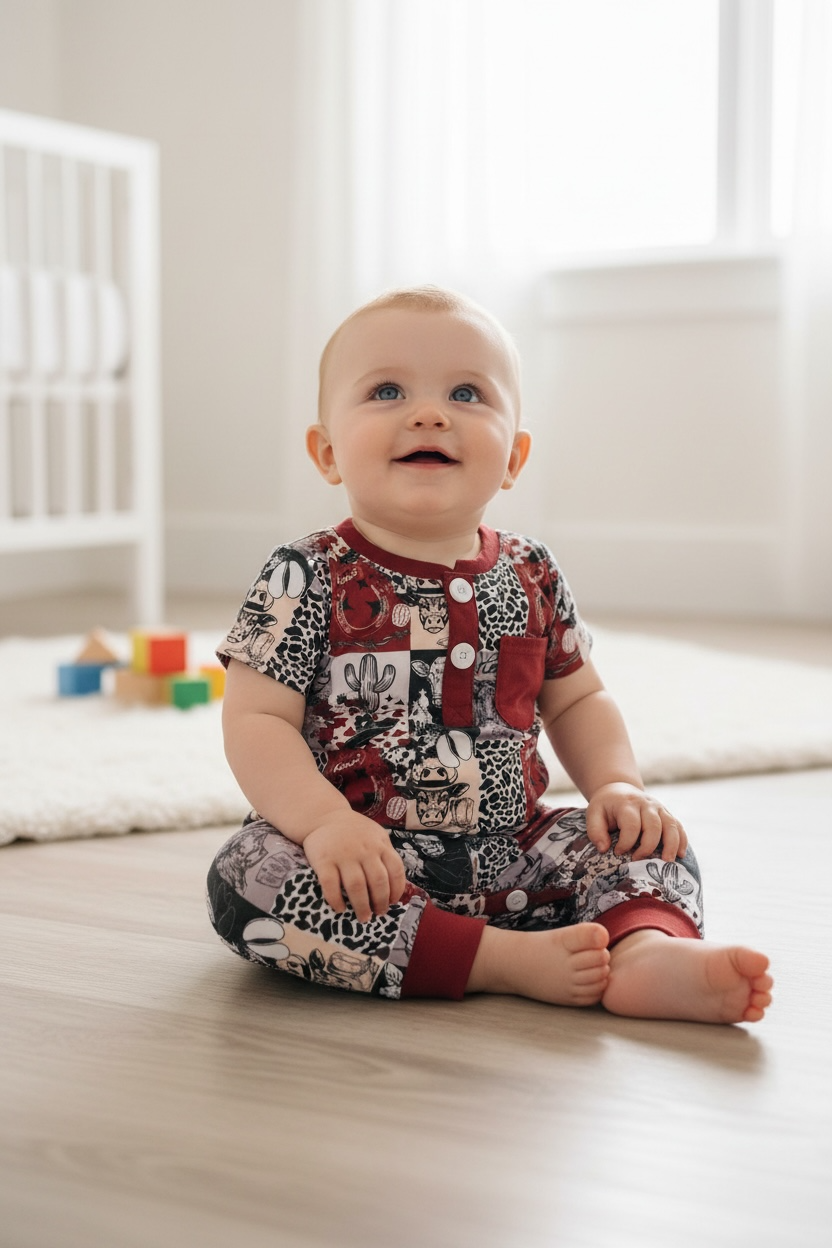 Western Yeehaw Romper