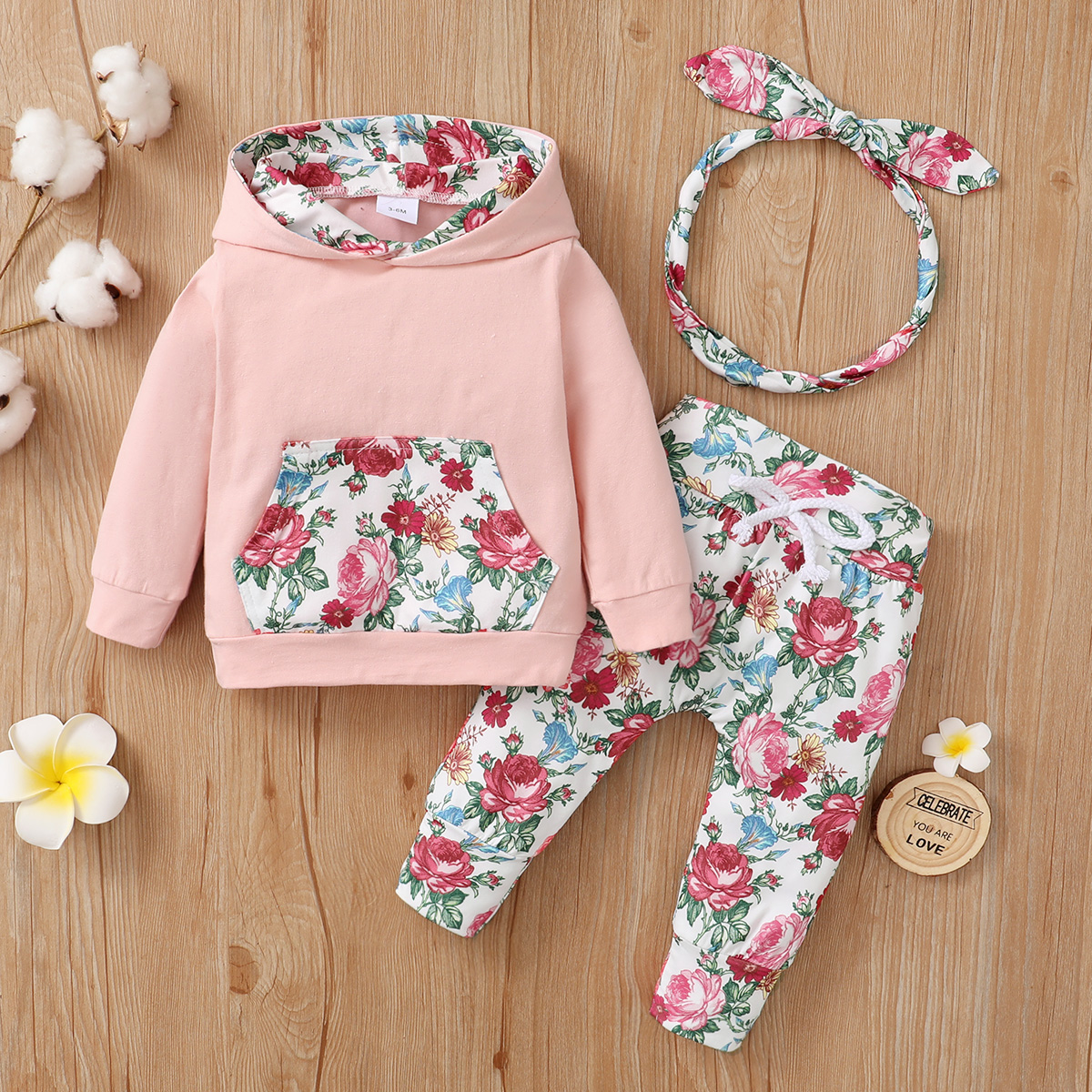Petal Pink Floral Set
