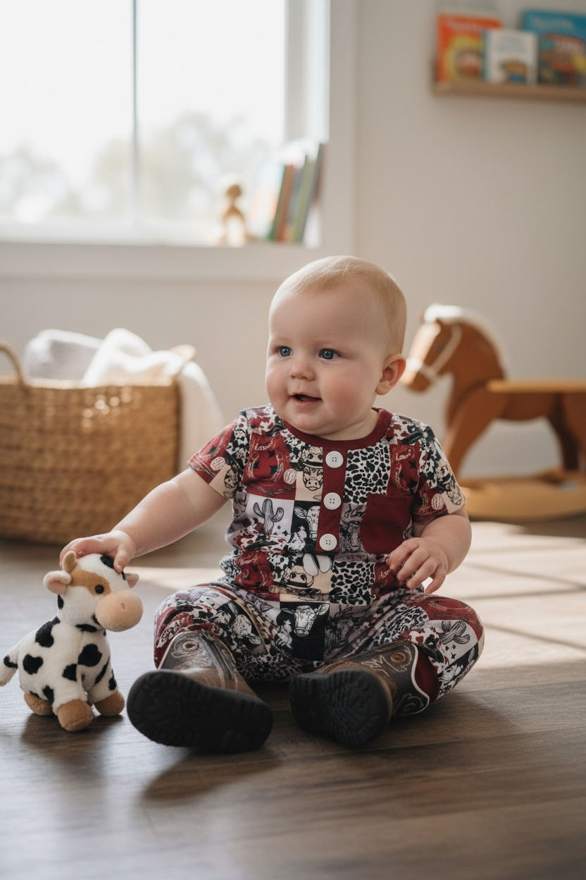 Western Yeehaw Romper