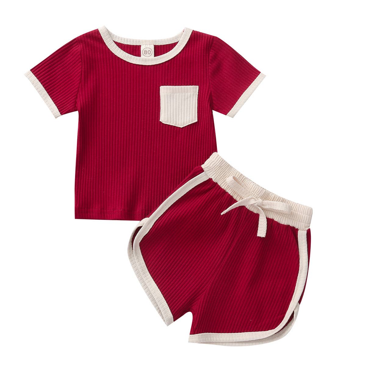 Honey Pocket Ribbed Set