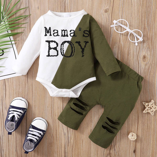 Mama’s Boy Crew Set