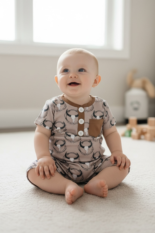 Little Buckaroo Romper