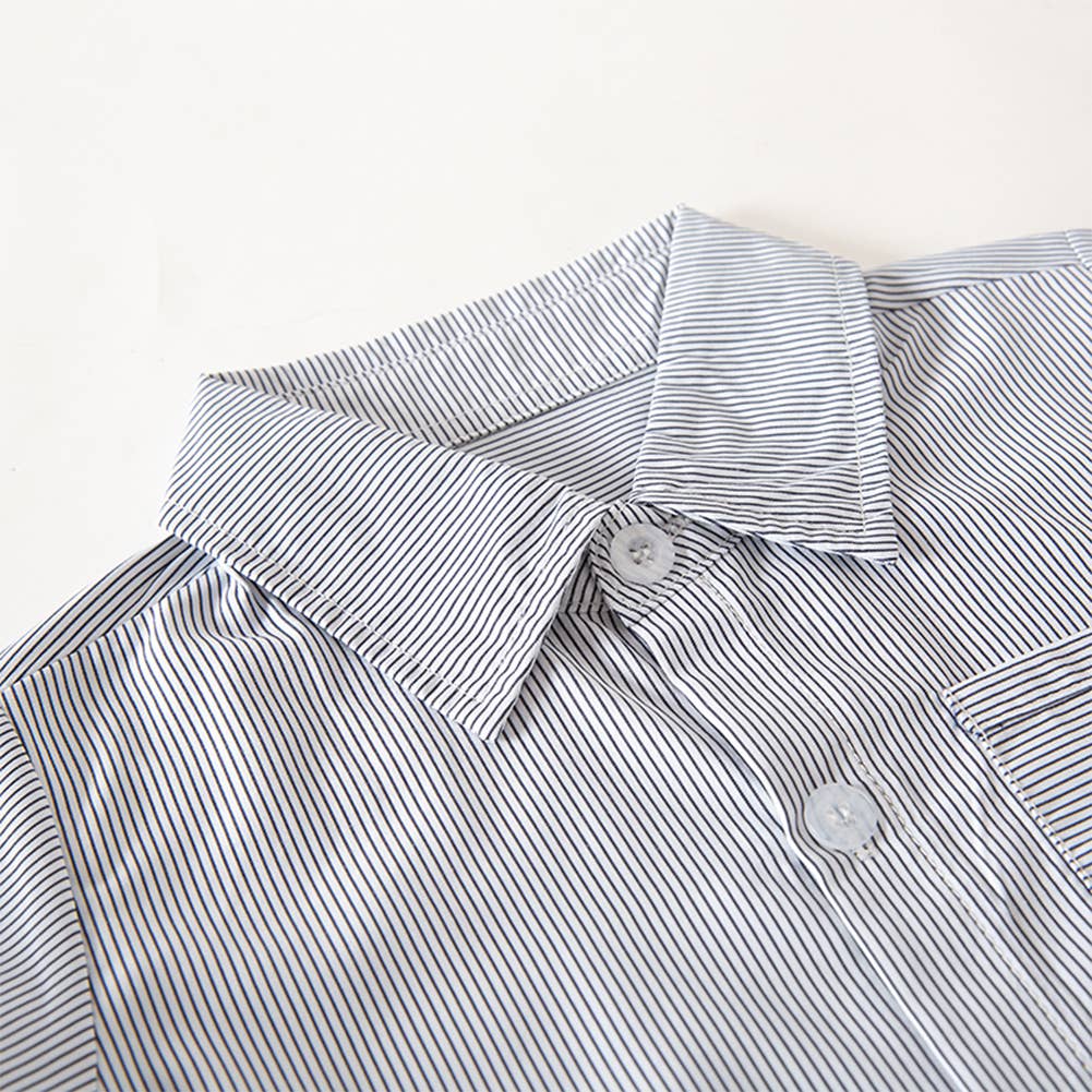 Classic Pinstripe Button-Up