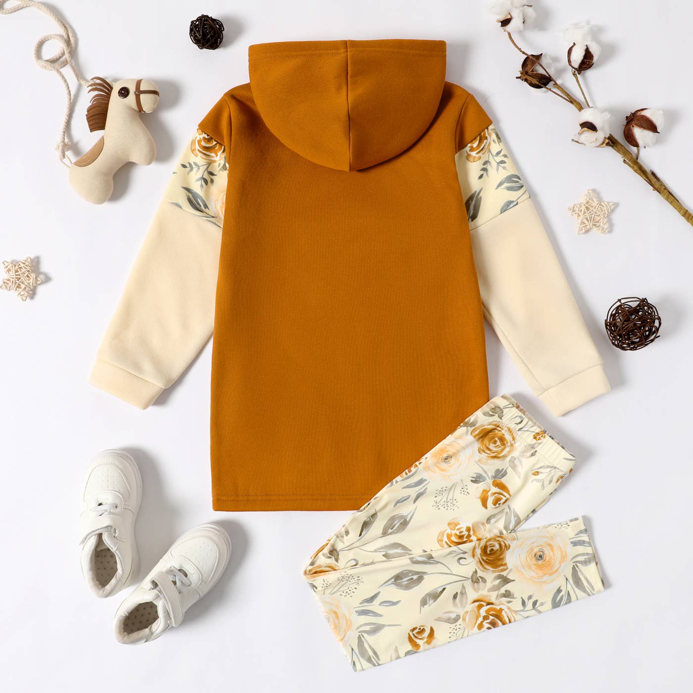 Autumn Rose Hoodie Set