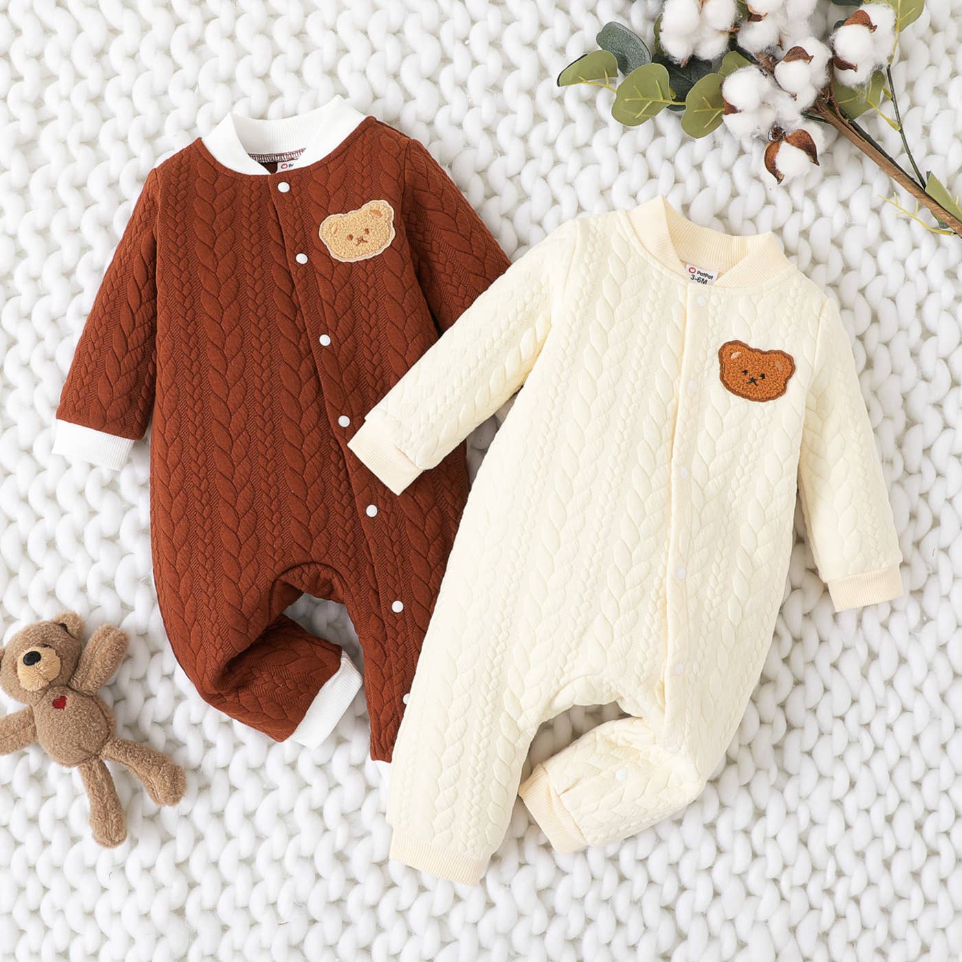 Baby Bear Knit Jumpsuit