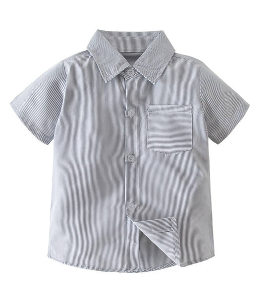 Classic Pinstripe Button-Up